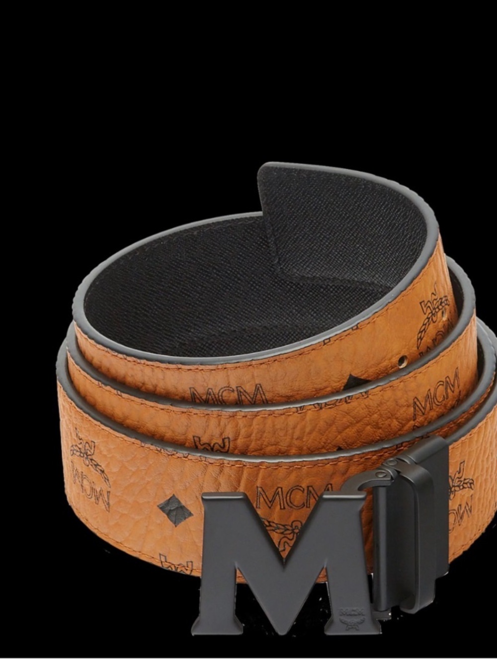 MCM Claus M Reversible Belt in Visetos
